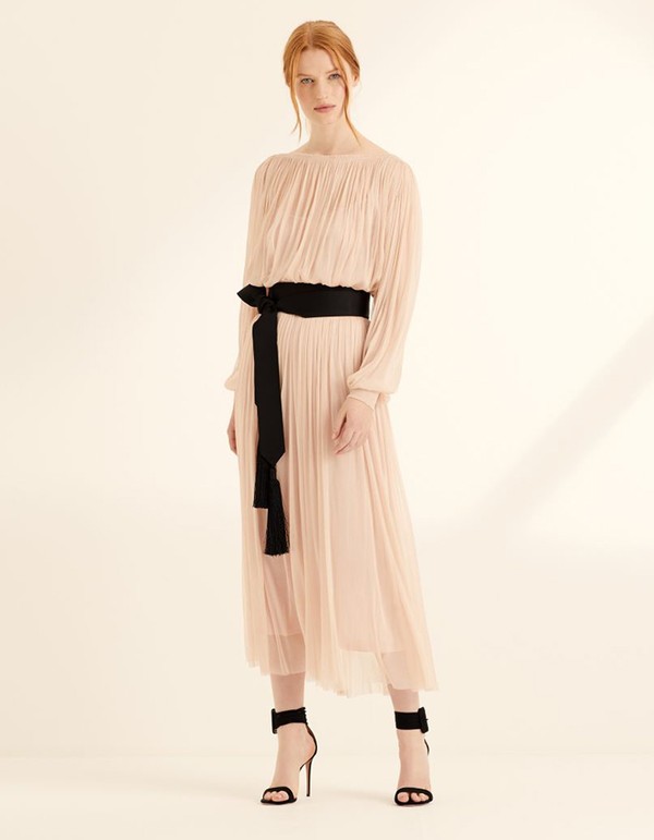Marta Blush Midi Dress from Amanda Wakeley