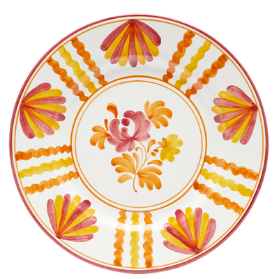 Blossom Hand Painted Porcelain Dinner Plate from Cabana Magazine
