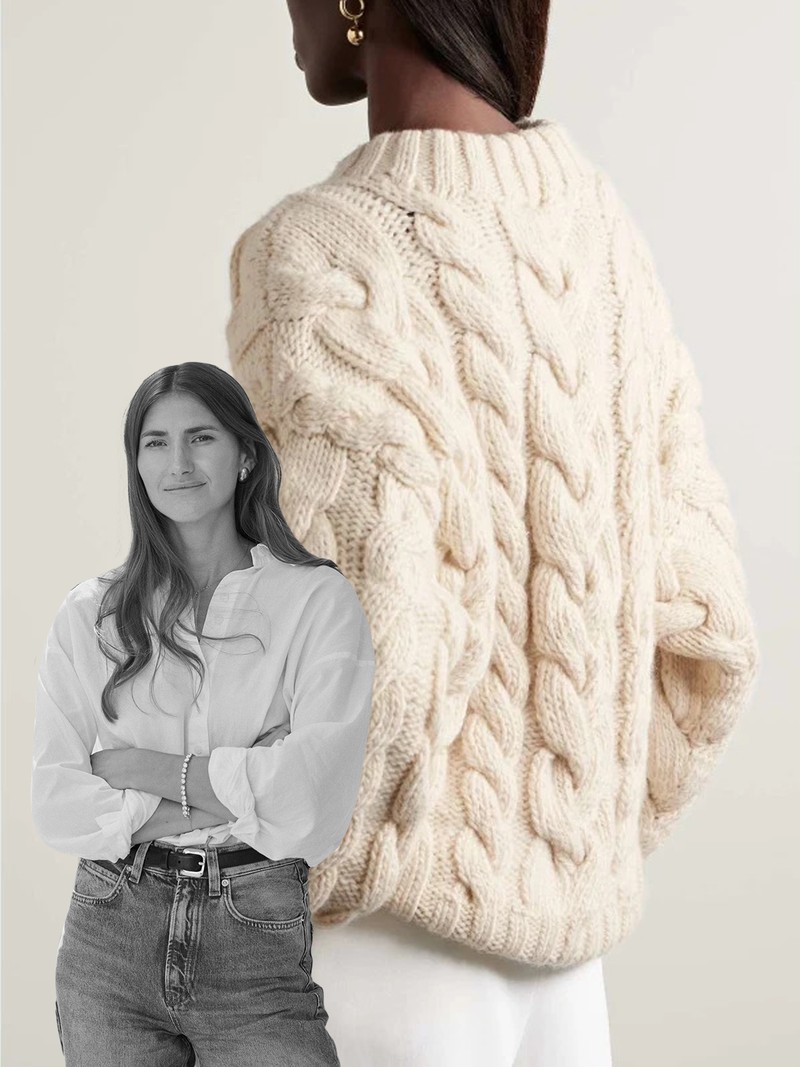 Olympus Cable-Knit Jumper from DÔEN