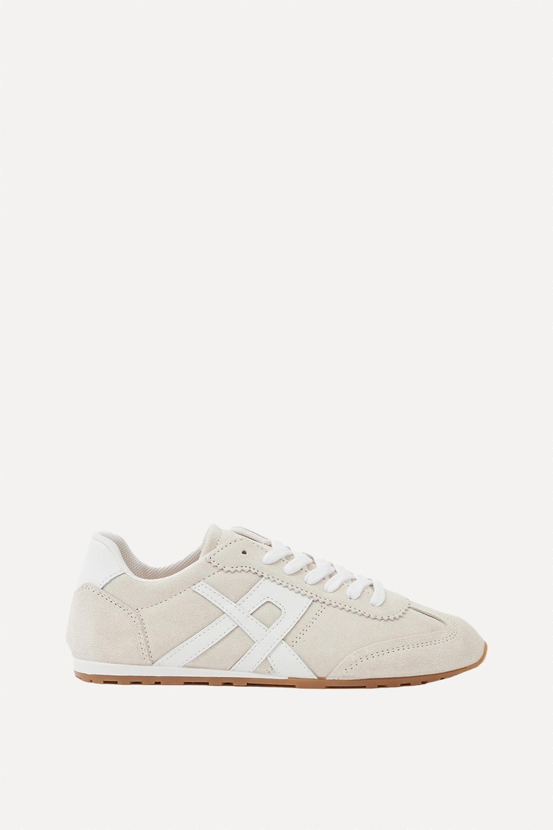 Suede Slimline Retro Trainers from Hush