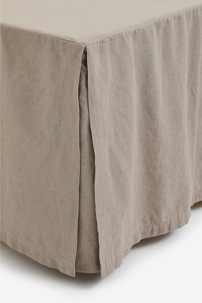 Linen-Blend Double/King Valance from H&M