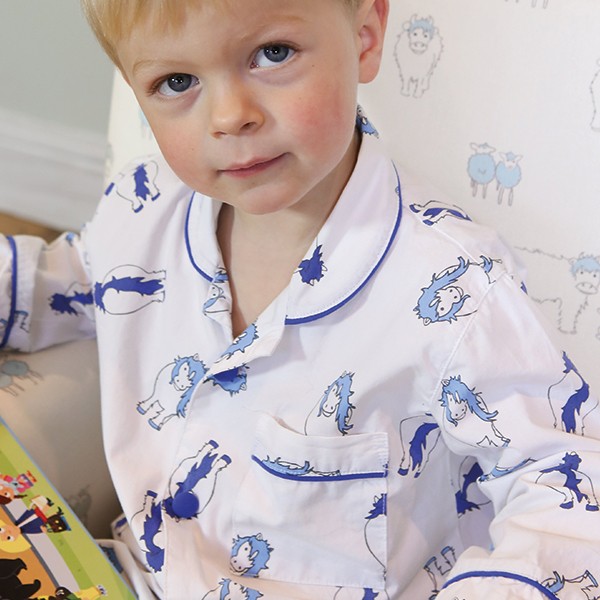 Blue Pony Pyjamas from Isla & Wilbur