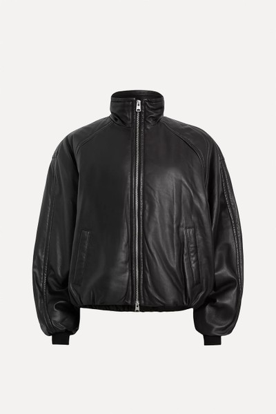 Rowan Leather Bomber Jacket from AllSaints