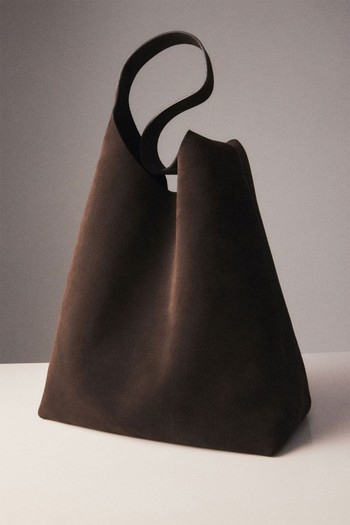 Suede Serif Tote from COS