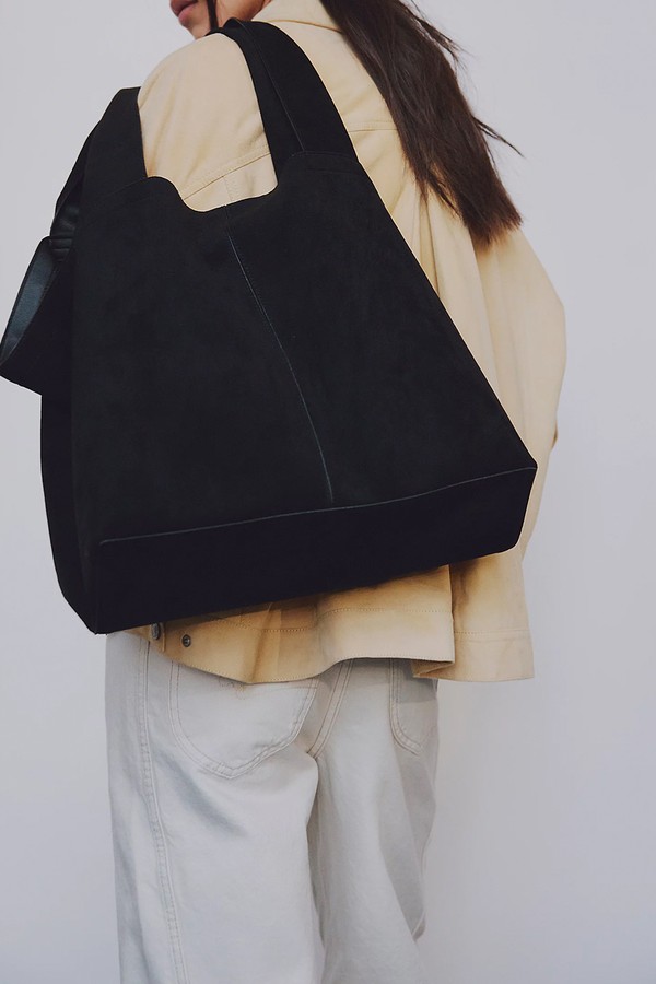 Blair Reversible Vegan Suede Tote from Free People