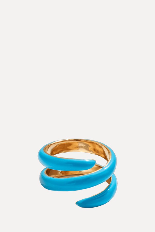 Blue Swirl Ring from Treats Studio