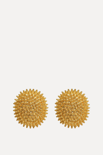 Beaded Ball Earrings