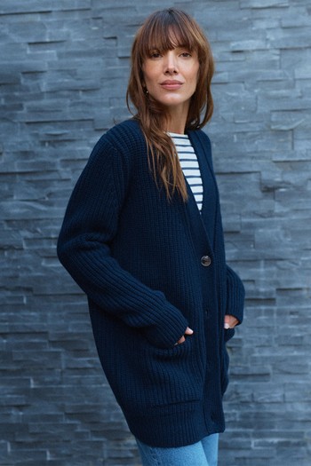 The Hierloom Cardigan from Navy Grey