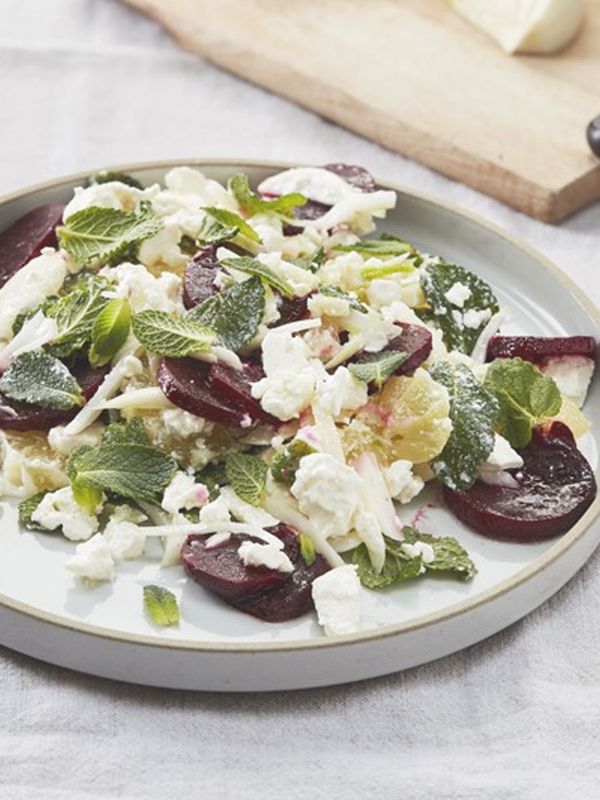 Beetroot, Mint, Fennel and Feta Salad