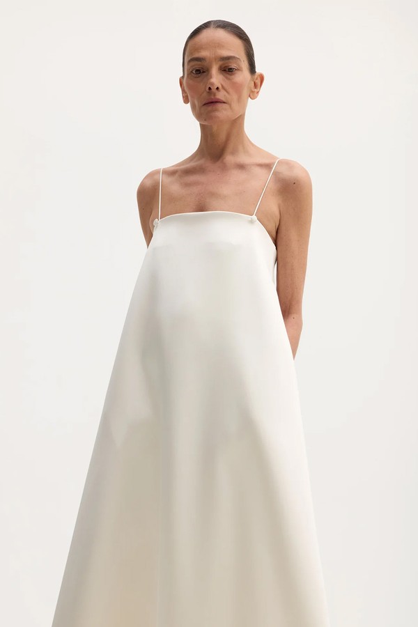 Voluminous Satin Dress from Róhe