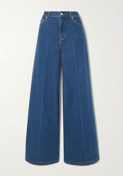 Murray Mid Rise Wide Leg Jeans from Tibi