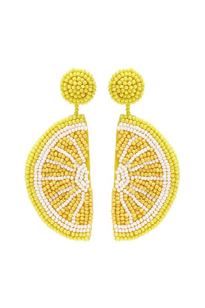 Lemon Slice Drop Earrings from Lane Crawford