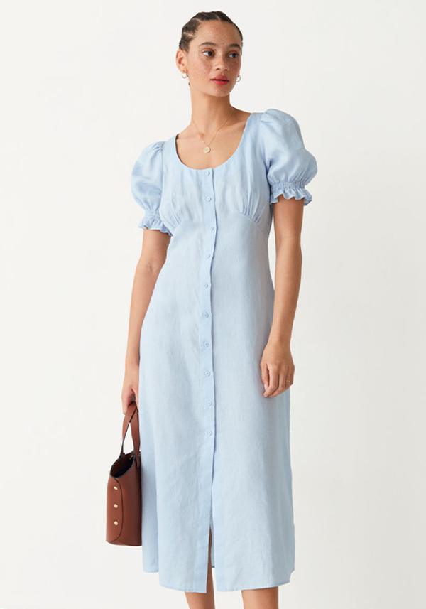Button Up Midi Dress