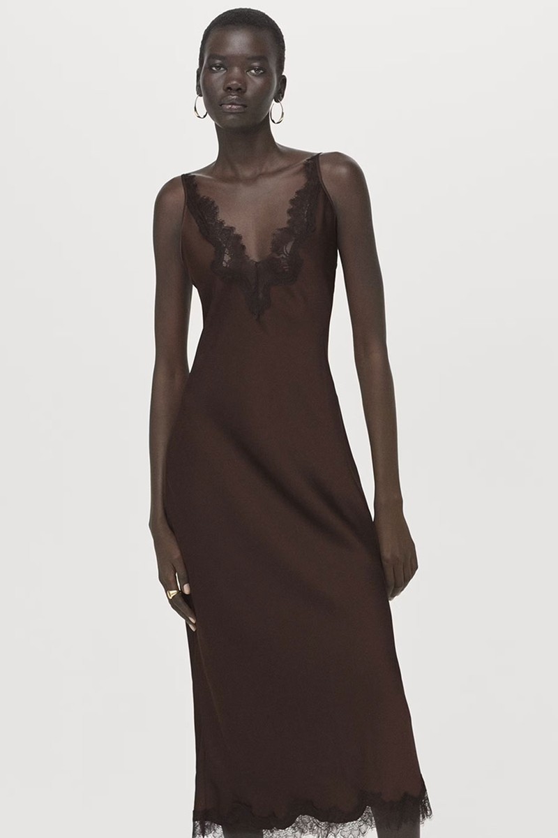 Satin Camisole Dress from Mango