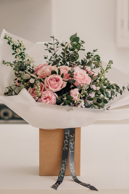 Pink Seasonal Bouquet, £45 | Tineke Floral Designs