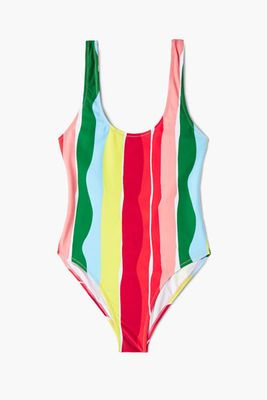 Striped Swimsuit from Mango