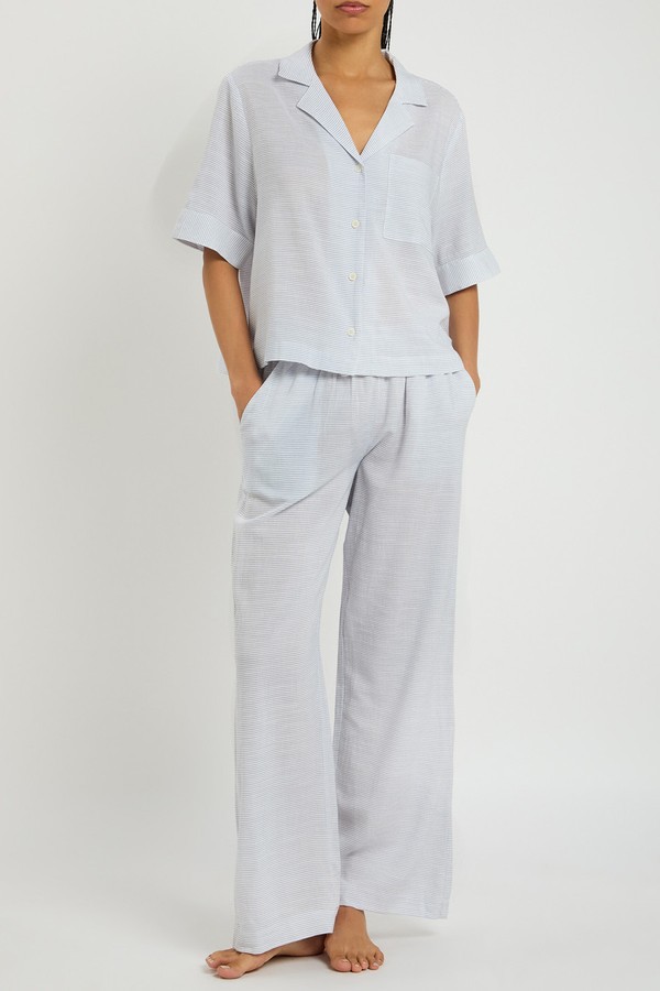 Nautico Striped Jersey Pyjama Set from EBERJEY