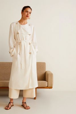 Double Breasted Trench from Mango