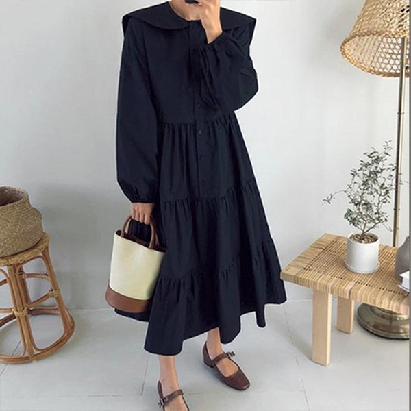 Cotton Ruffled Dress
