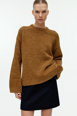 Relaxed Cotton Blend Jumper  from ARKET