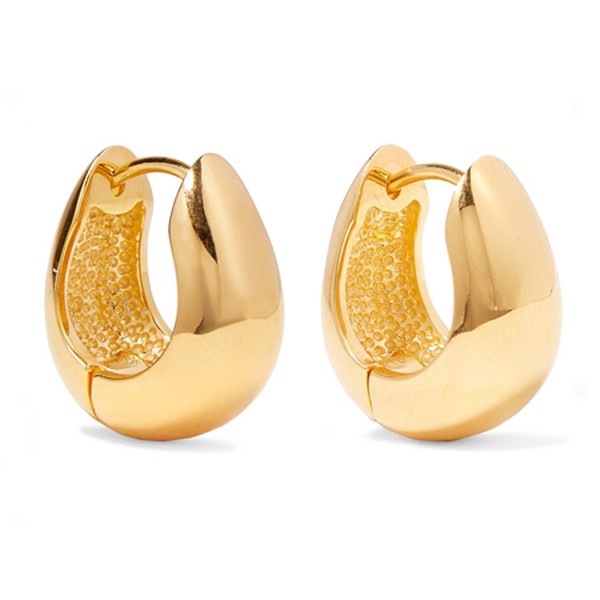 Gold Vermeil Hoop Earrings from Sophie Buhai