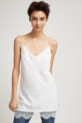 Crepe Strappy Lace Cami from French Connection
