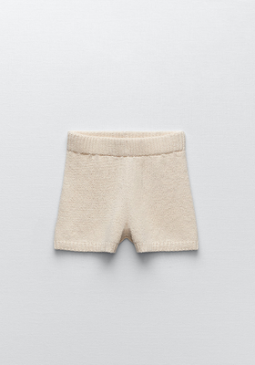 Rustic Knit Shorts from Zara