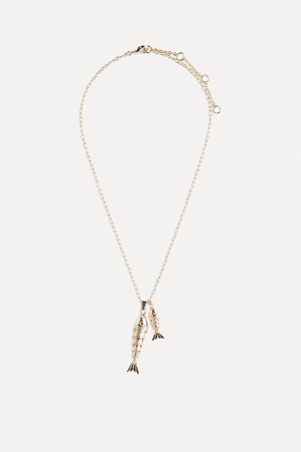 Fish-Pendant Necklace