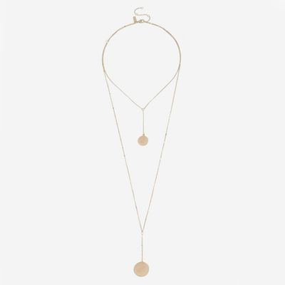 Circle Disc Necklace from Topshop