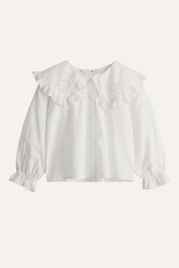 Collared Cotton Blouse from H&M