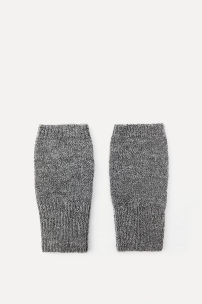 Short Knit Mittens  from Zara