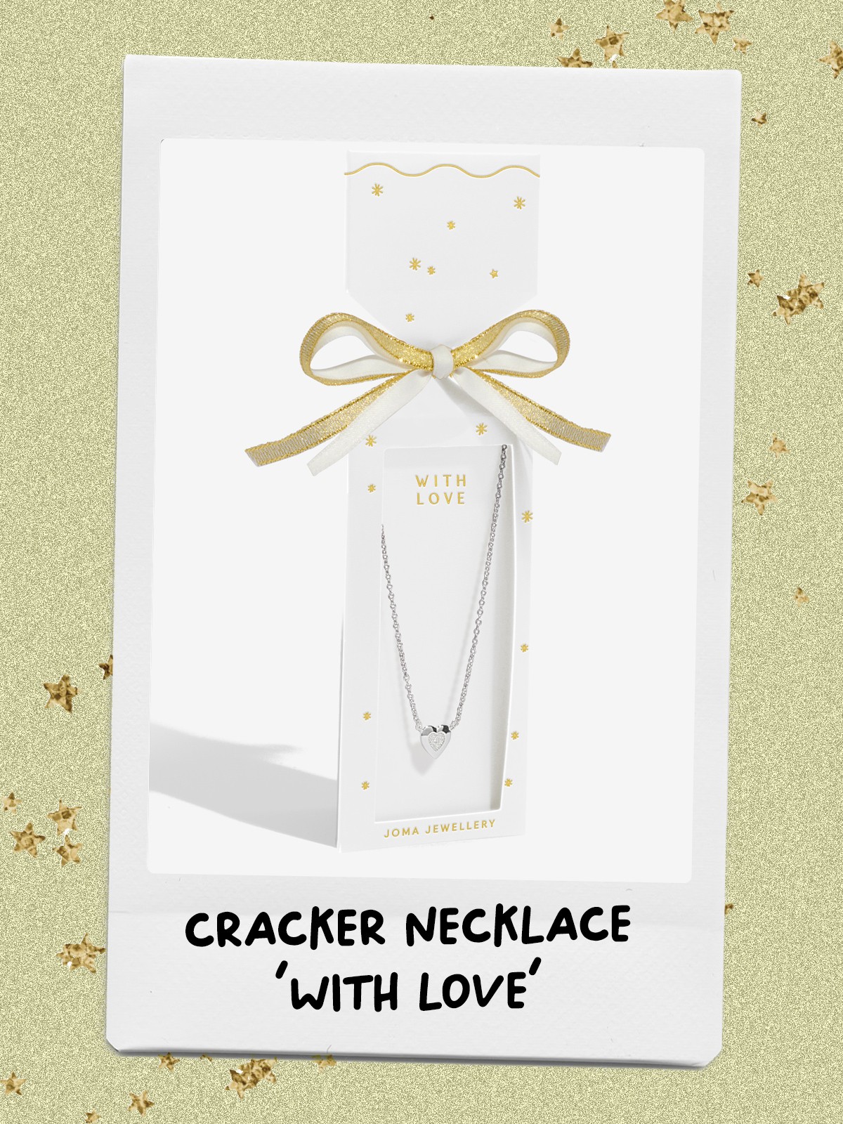Necklace Christmas Cracker 'With Love'