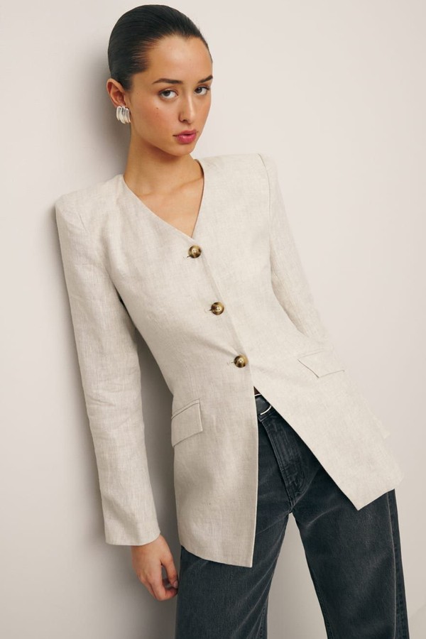 Larsen Linen Jacket from Reformation