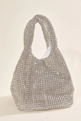 Luxe Crystal Bucket Bag  from Six Stories