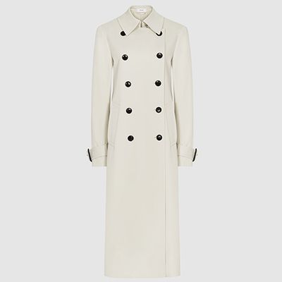 Pixie Pleat Detailed Trench Coat from Reiss