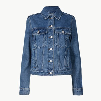 Button Detailed Denim Jacket