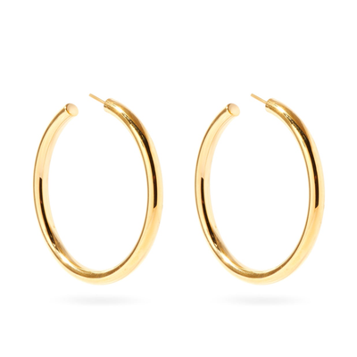 Large Recycled 14kt Gold Vermeil Hoop Earrings from Otiumberg