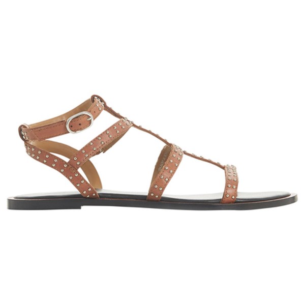 Lakke Stud Gladiator Sandals Tan from Dune