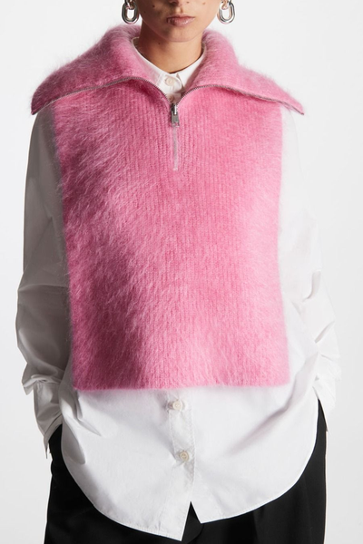 Open-Side Mohair Vest  from COS