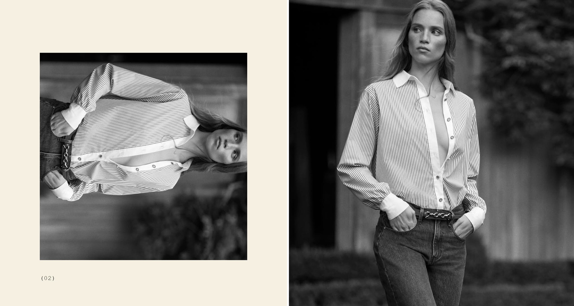 The Borrowed Stripe Shirt from Frame