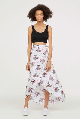 Long Wrapover Skirt from H&M