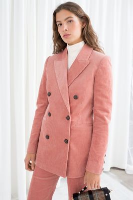 Double Breasted Corduroy Blazer from & Other Stories 
