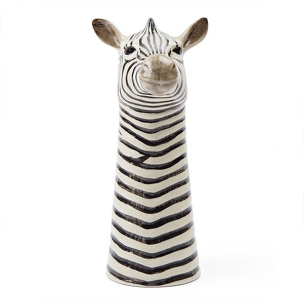 Large Zebra Vase from Quail