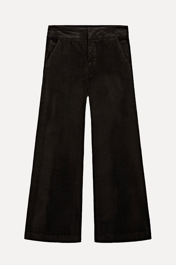 x from Mid-Rise Corduroy Palazzo Trousers, £89.95 | Massimo Dutti