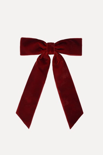 2PCS Red Velvet Hair Bows from Aileam