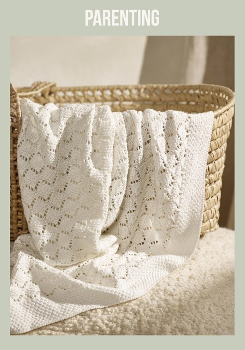 Organic Cotton Heirloom Baby Blanket* 