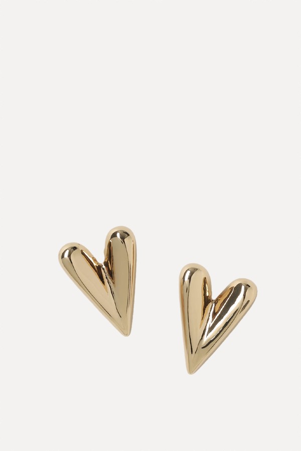 Elongated Heart Stud Earrings from Marks & Spencer