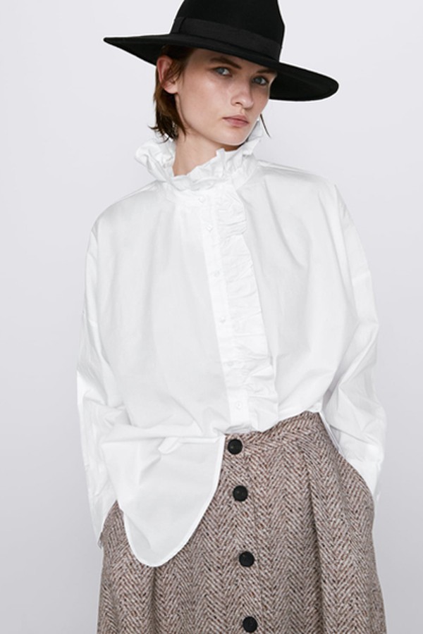 Oversized Poplin Blouse