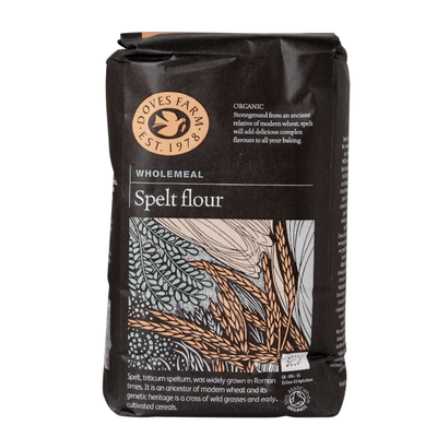 Organic Stoneground Wholemeal Spelt Flour from Doves Farm