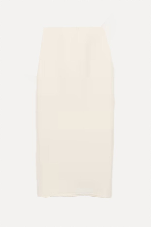 Wool-Blend Midi-Skirt from Mango